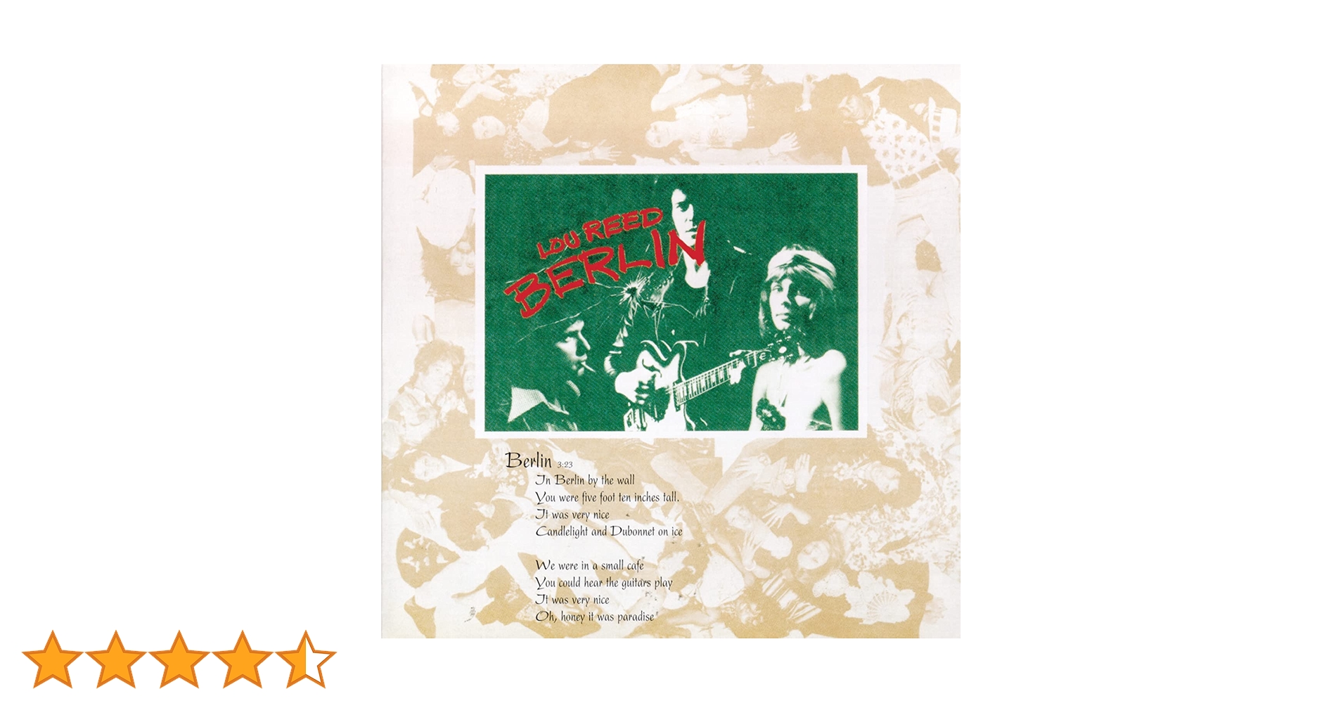 【アナログＬＰ●米国盤】ルー・リード／ベルリン Lou Reed ルー・リード Berlin ベルリン LP レコード 帯付 アナログ